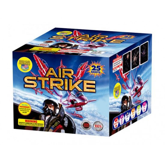 Air Strike 3D Label